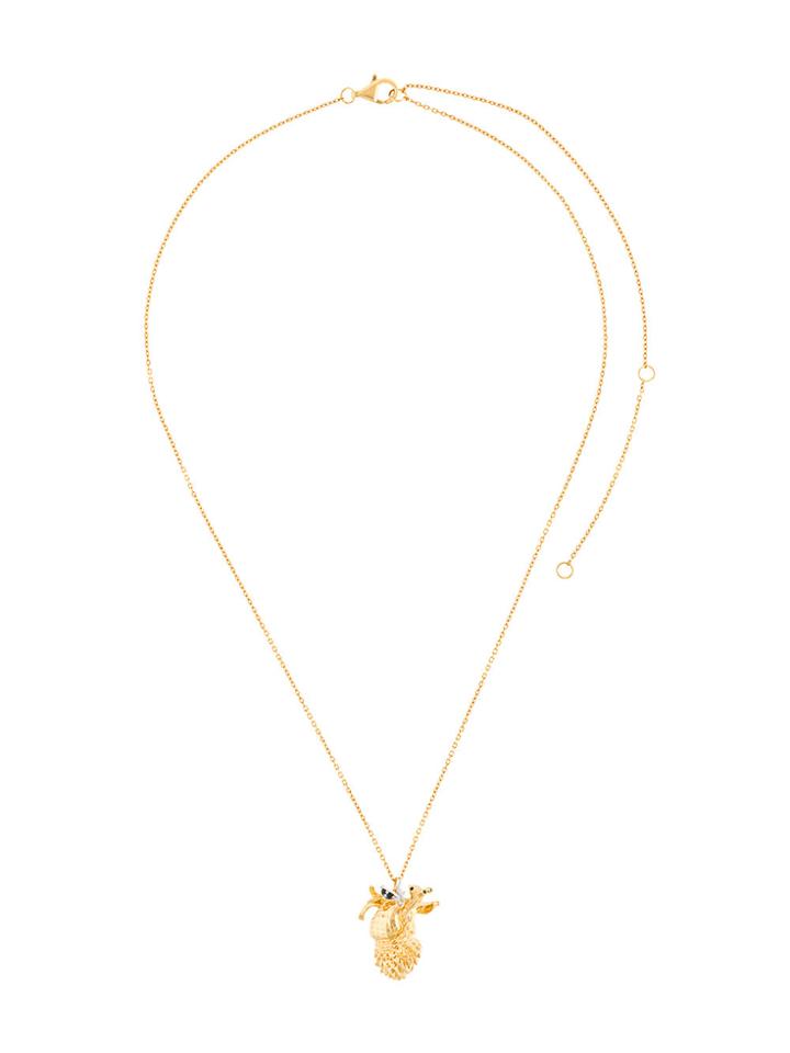 Kasun London Forbidden Heart Necklace - Metallic