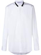 Neil Barrett Striped Collar Shirt - White