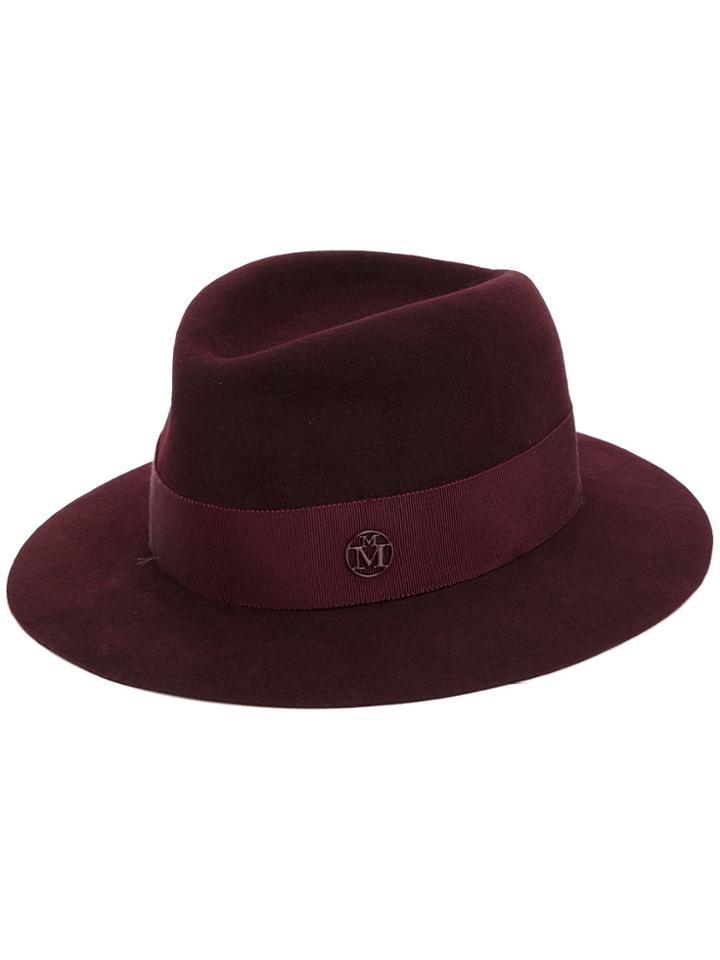 Maison Michel Andre Hat - Pink & Purple