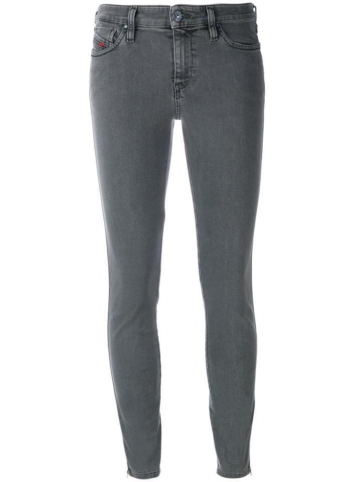 Diesel - Skinny Jeans - Women - Cotton/polyester/spandex/elastane - 24/32, Women's, Grey, Cotton/polyester/spandex/elastane
