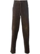 Issey Miyake Vintage Corduroy Trousers, Men's, Size: L, Brown