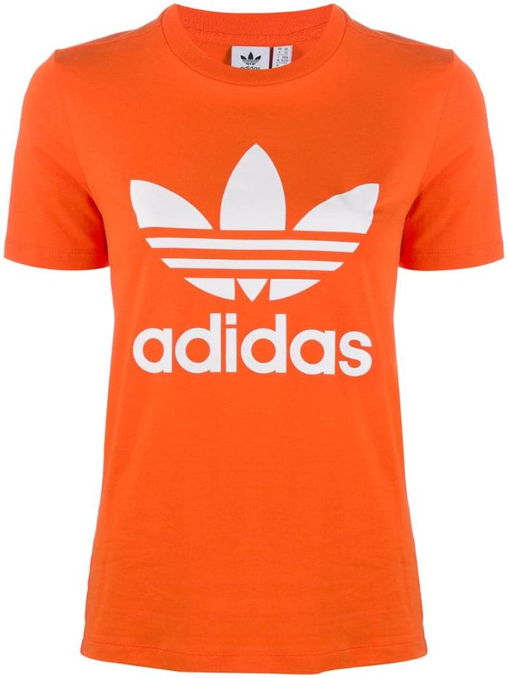Adidas Adidas Originals Trefoil Logo T-shirt - Orange