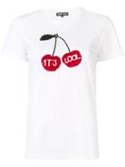 Markus Lupfer Cherry Embroidered T-shirt - White