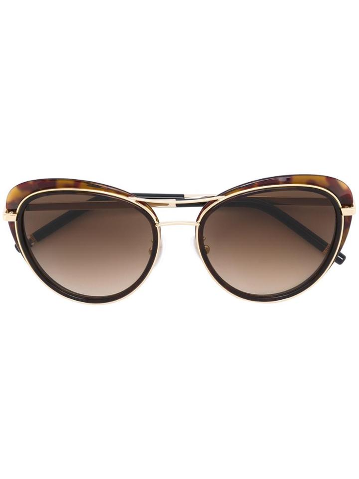 Boucheron Cat Eye Sunglasses - Brown