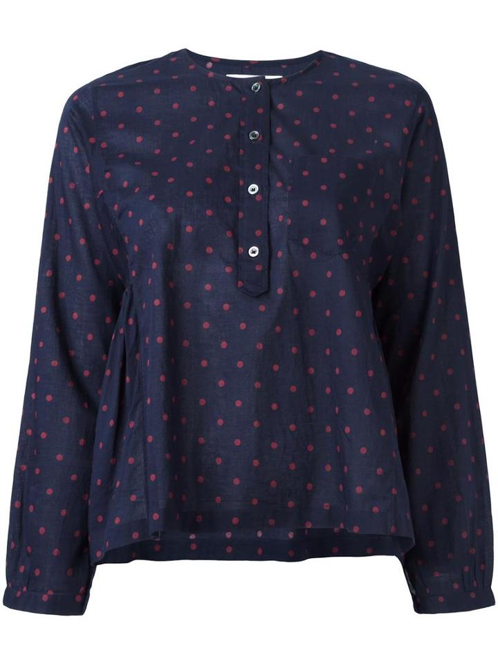 Isabel Marant Étoile 'melany' Blouse, Women's, Size: 36, Blue, Cotton