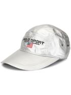 Ralph Lauren Metallic Logo-embroidered Baseball Cap - Silver