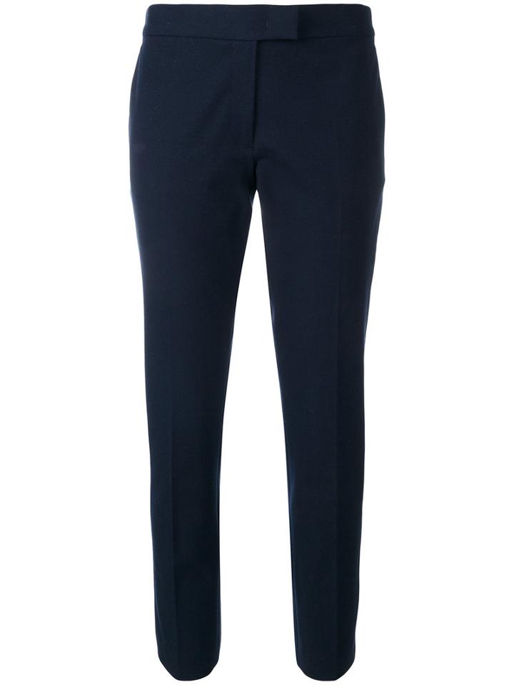Joseph - Slim Stretch Trousers - Women - Cotton/spandex/elastane/viscose - 34, Blue, Cotton/spandex/elastane/viscose