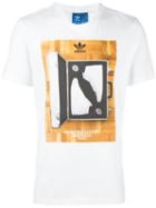 Adidas Originals '80s Catalog' Printed T-shirt, Men's, Size: Small, White, Cotton