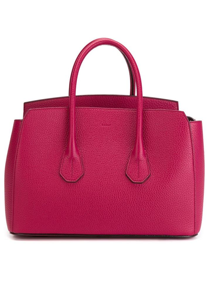 Bally Classic Tote, Women's, Pink/purple, Leather