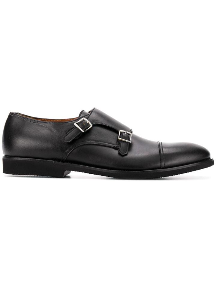 Premiata Buckle Monk Shoes - Black