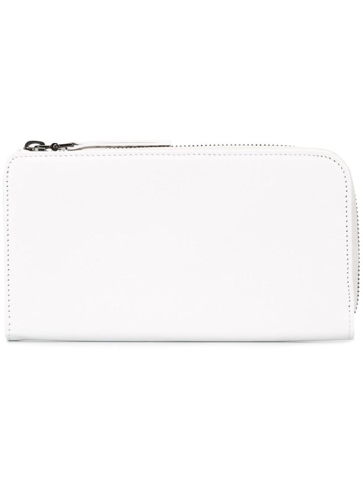 Maison Margiela Classic Zip Around Wallet - White