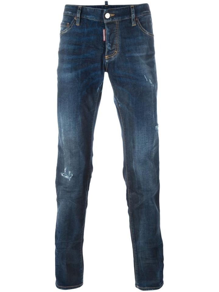 Dsquared2 'slim' Jeans, Men's, Size: 48, Blue, Cotton/spandex/elastane