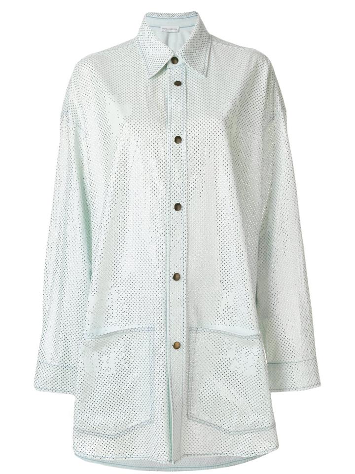 Faith Connexion Embellished Button Shirt - Blue