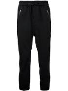 3.1 Phillip Lim - Drawstring Track Pants - Men - Cotton - L, Black, Cotton