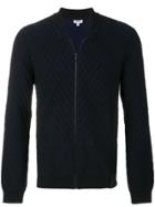 Kenzo Quilted Effect Cardigan - Black