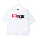 Diesel Kids Teen Tjackyd T-shirt - White