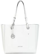 Michael Kors - Logo Plaque Tote Bag - Women - Leather - One Size, White, Leather