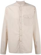 A Kind Of Guise Mandarin Neck Shirt, Men's, Size: Large, Nude/neutrals, Cotton