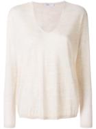 Max Mara Oversized Fine Knit Sweater - Nude & Neutrals