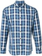 Kent & Curwen Checked Shirt, Men's, Size: Xl, Blue, Cotton