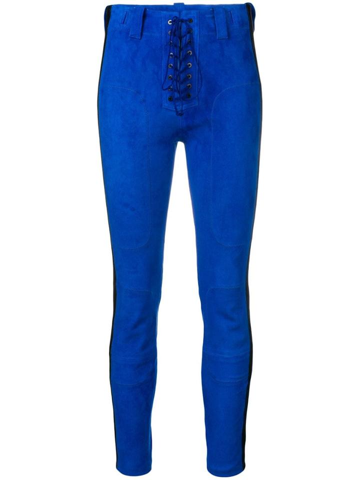 Unravel Project Side Stripe Trousers - Blue