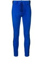 Unravel Project Side Stripe Trousers - Blue