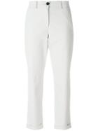 Ps By Paul Smith Classic Cropped Trousers - White