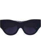 Vera Wang Thick Cat Eye Sunglasses - Black