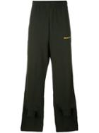 Gosha Rubchinskiy Elongated Track Pants, Men's, Size: Medium, Green, Cotton