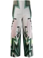 Circus Hotel High-waisted Wide Trousers - Grey