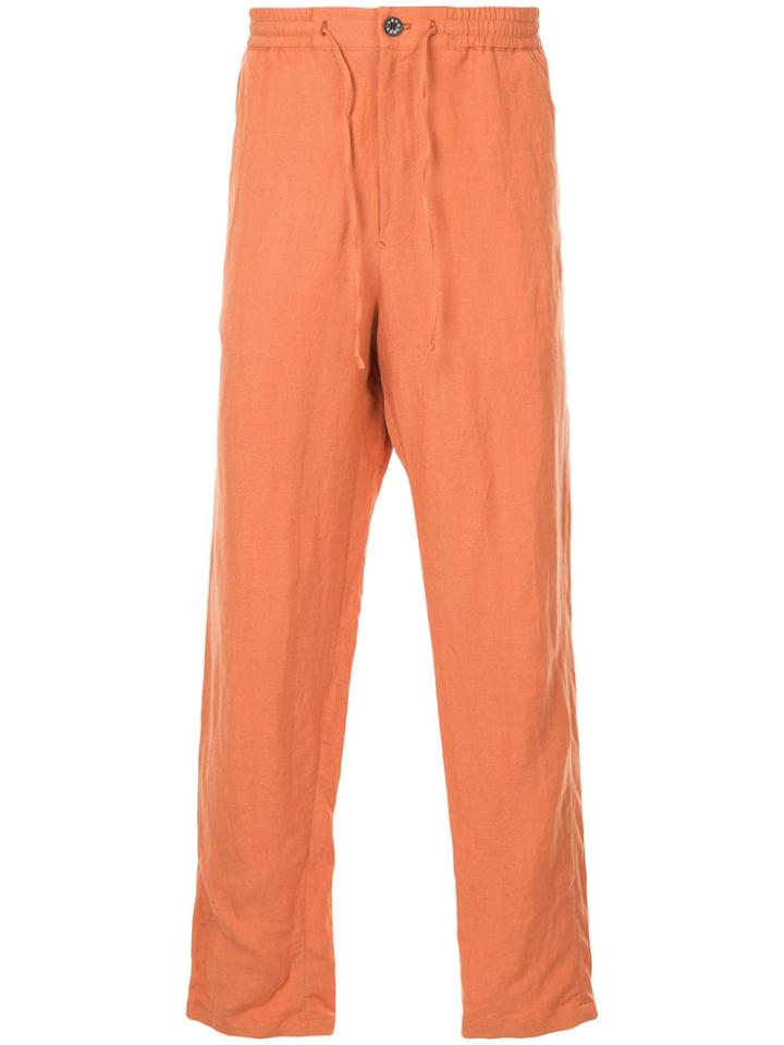 Loveless Straight Leg Trousers - Yellow