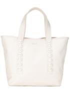 Muveil Faux Pearl Shopper Tote