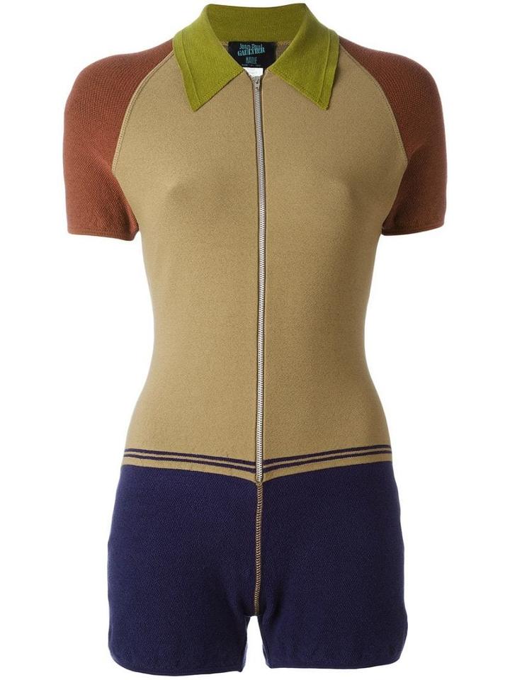 Jean Paul Gaultier Pre-owned Collared Romper - Multicolour