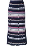 Coohem - Pleated Layered Skirt - Women - Cotton - 36, Blue, Cotton