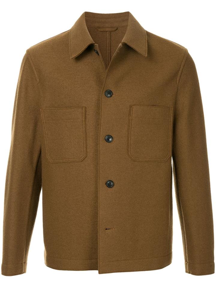 Tomorrowland Buttoned Shirt Jacket - Brown