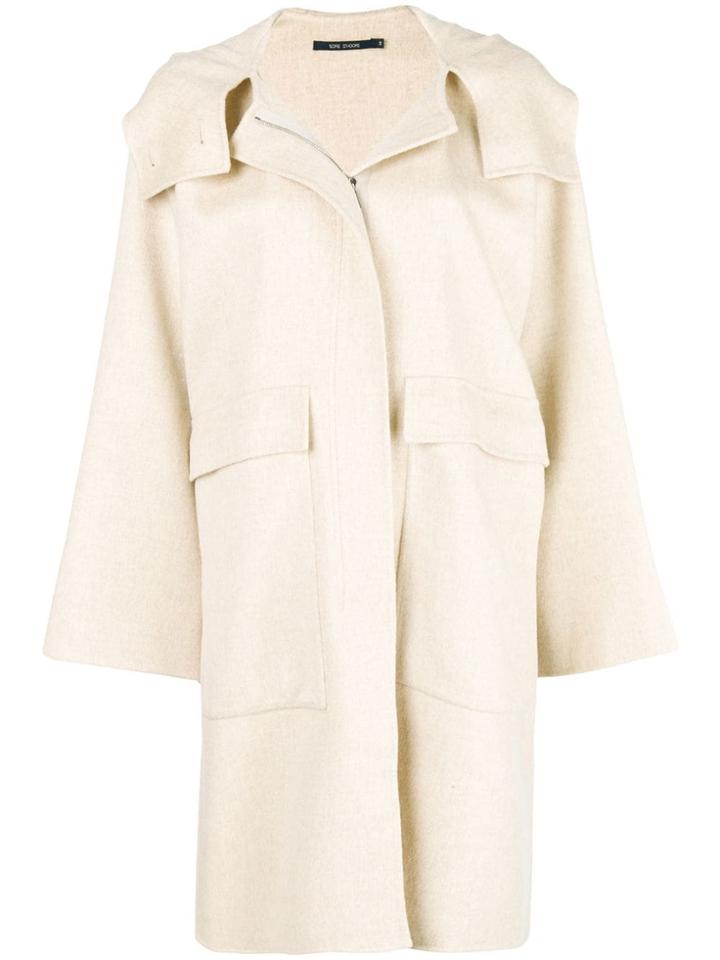 Sofie D'hoore Hooded Mid-length Coat - Nude & Neutrals