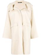 Sofie D'hoore Hooded Mid-length Coat - Nude & Neutrals