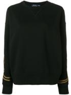 Polo Ralph Lauren Embroidered Sleeve Sweatshirt - Black
