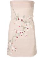 Alexis Asuka Embroidered Strapless Dress - Pink
