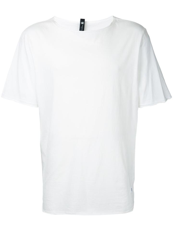 Factotum - Boat Neck T-shirt - Men - Cotton - 48, White, Cotton