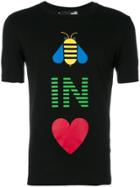Love Moschino Bee In Love T-shirt - Black
