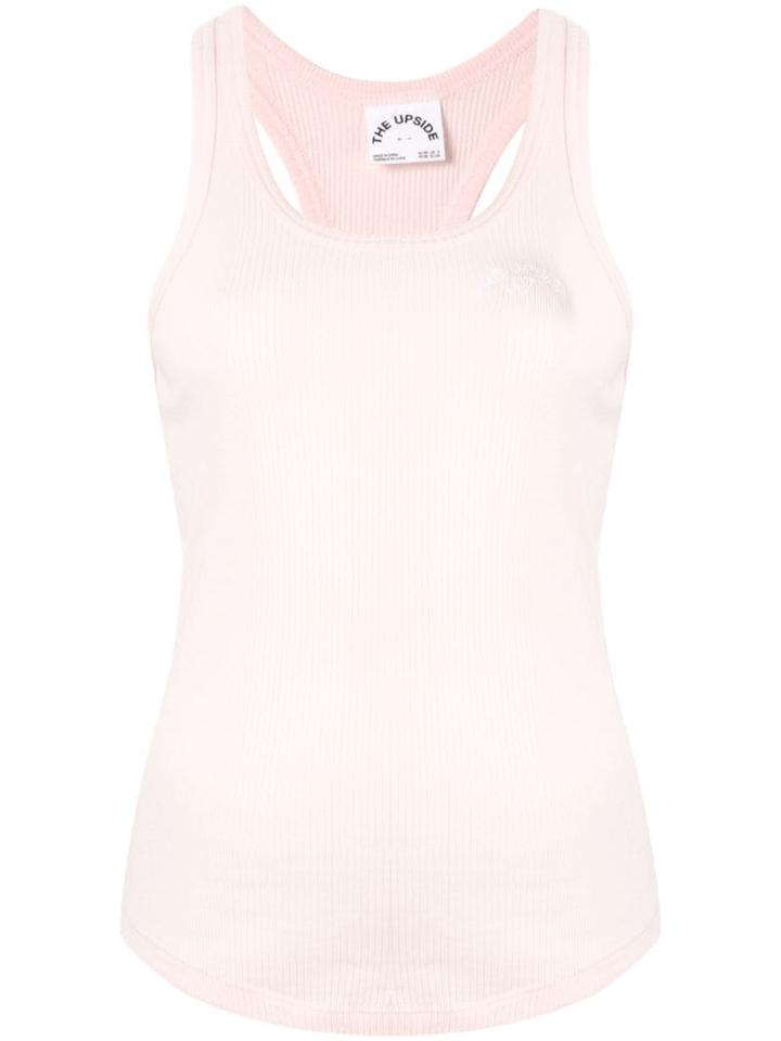 The Upside Ribbed Tank Top - Pink
