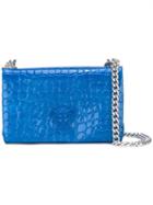 Versace Palazzo Medusa Sultan Bag, Women's, Blue, Leather