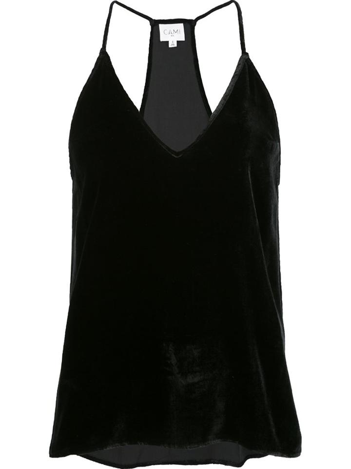 Cami 'whitney' Cami Top, Women's, Size: Medium, Black, Silk/viscose