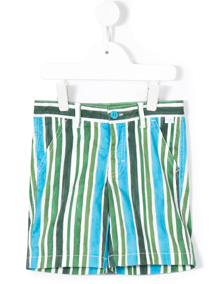 Il Gufo Striped Shorts, Toddler Boy's, Size: 4 Yrs, Blue