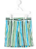 Il Gufo Striped Shorts, Toddler Boy's, Size: 4 Yrs, Blue