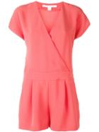 Diane Von Furstenberg Wrap Top Playsuit