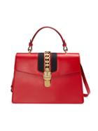 Gucci Sylvie Top Handle Bag - Red