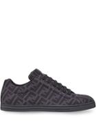 Fendi Ff Pattern Sneakers - Grey
