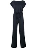 Max Mara Brest Belted Jumpsuit - Blue